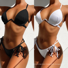 New Three-Piece Bikini Tie-Dye Printing Tether Veil Swimwear Wholesale Ladies Swimwear